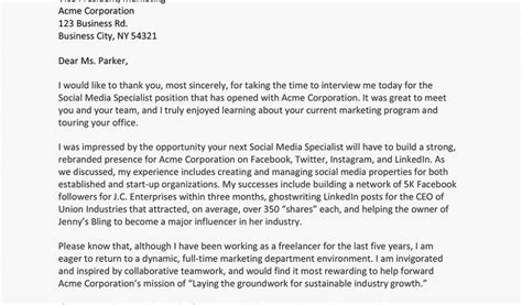 Thank You Card after Interview Sample Job Interview Thank You Letter ...