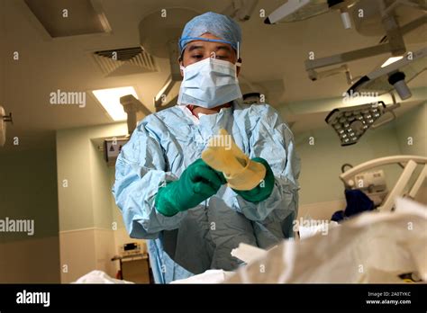 General Views Of Hospital Staff Going About Their Work At The Royal Sussex County Hospital In