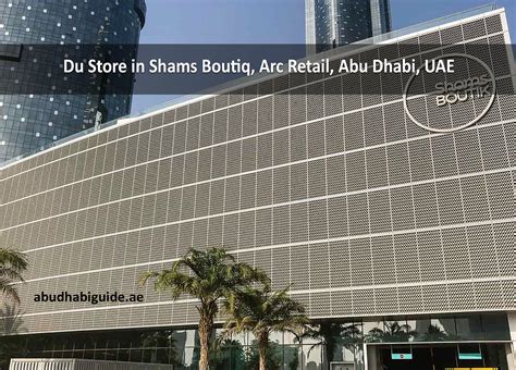 Du Store In Shams Boutiq Arc Retail Abu Dhabi Uae Abudhabi Guide