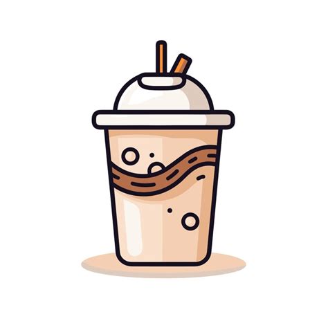 Premium Vector A Cup Of Coffee With A Lid That Says Hot Chocolate On It