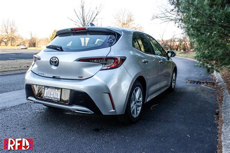 2019 Toyota Corolla Hatchback SE 6 Speed Manual Right Foot Down