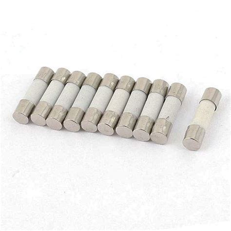 10 CERAMIC FUSE SLOW BLOW 20mm X 5mm T10AH250V Amazon Co Uk