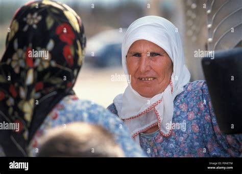 Turkish Woman Wearing Headscarf In Turkey Stock Photo Alamy