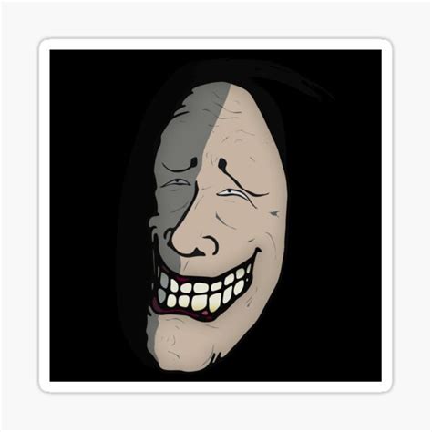 "Anime Scary Smile" Sticker for Sale by artloose | Redbubble