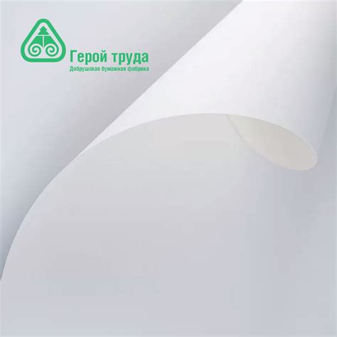 Картон мелованный трехслойный GC2 Standart роль Добруш