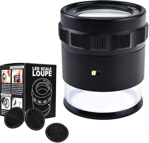 Amazon.com: 10X Illuminated Jewelers Loupe Magnifier with ...