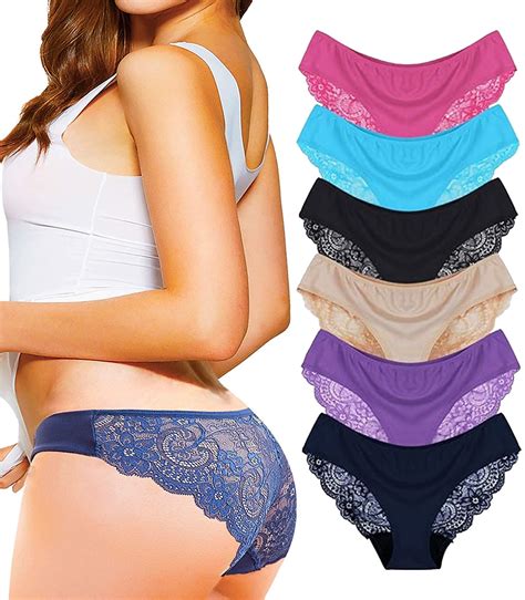 Sunm Boutique Sexy Lace Underwear For Women Invisible Seamless Cotton