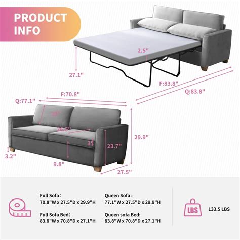 Queen Size Sofa Bed Mattress Dimensions | Cabinets Matttroy