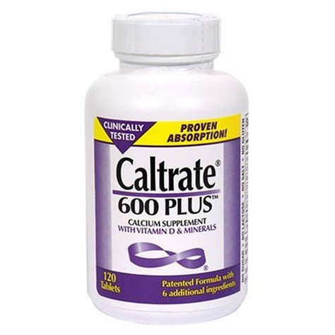 Calcium Caltrate 600 Plus Calcium Supplement Tablets With Vitamin D