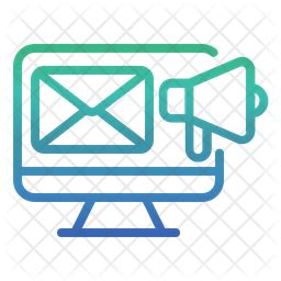 Email marketing Icon - Download in Gradient Style