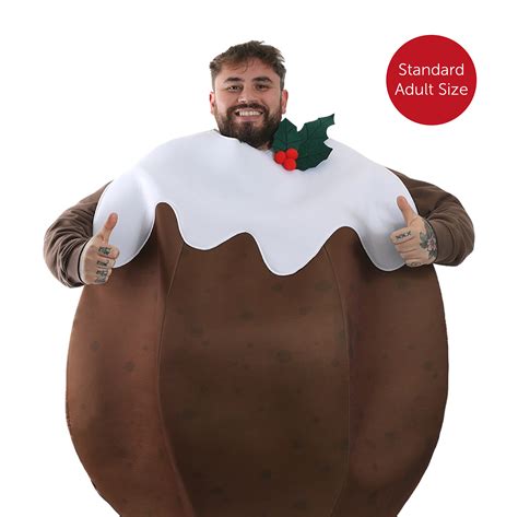 Adults Christmas Pudding Costume I Love Fancy Dress