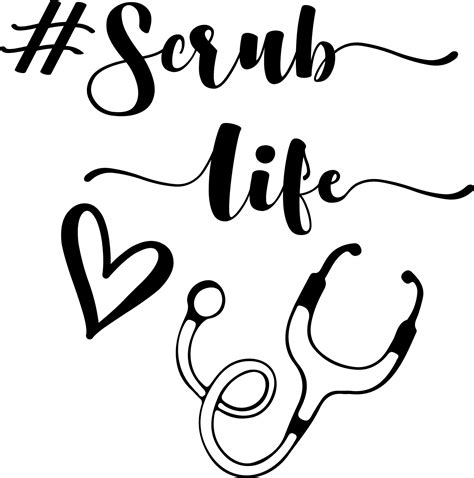 Scrub Life SVG - Free Scrub Life SVG Download - svg art