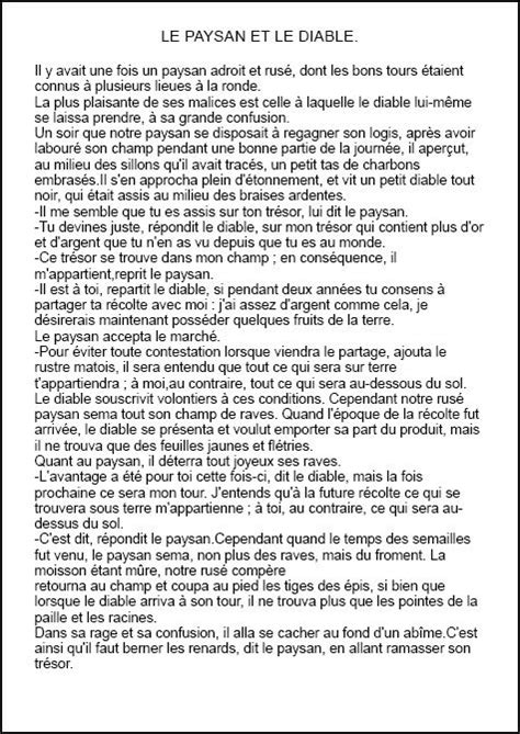 Texte En Francais Pour Apprendre A Lire Pdf Exemple De Texte Images