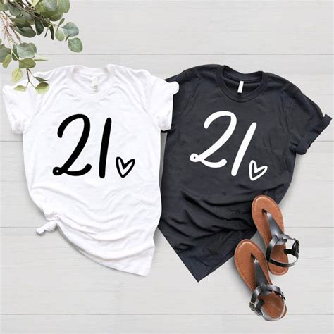 21 Birthday Shirt 21st Birthday Shirt 21 Birthday T Shirt Etsy