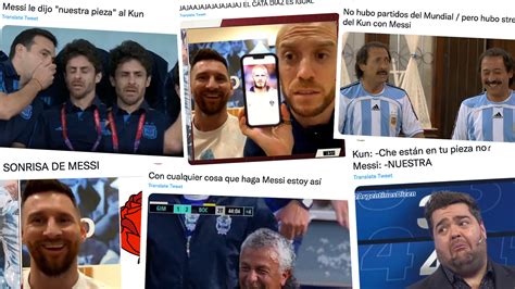 Los Mejores Memes Del Vivo Entre Lionel Messi Kun Agüero Papu Gómez Y