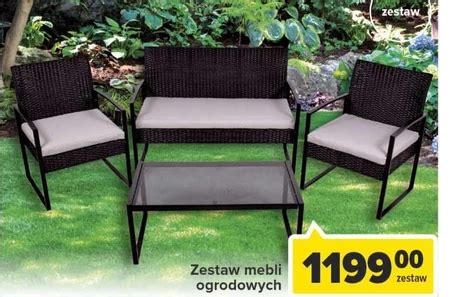 Zestaw Mebli Ogrodowych Promocja Carrefour Ding Pl