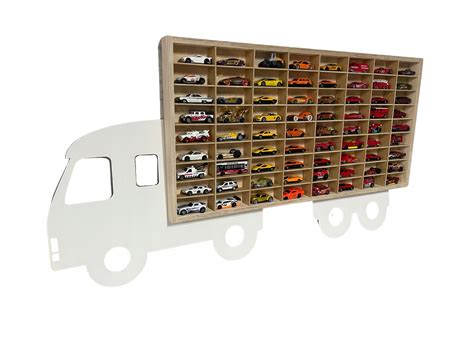 drewniana PÓŁKA TIR auto na 72 HOT WHEELS resoraki Cena Opinie Półki 12441077444 Allegro