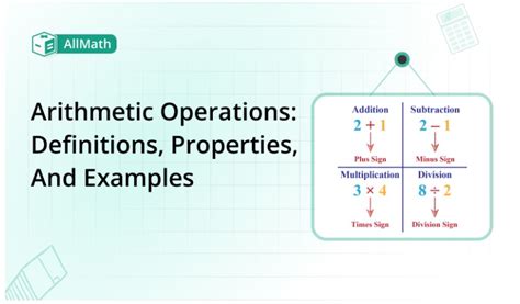 Arithmetic Operations - Arithmetic