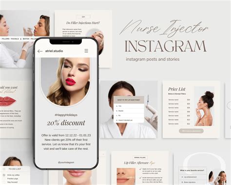 Aesthetic Nurse Instagram Templates Atriel