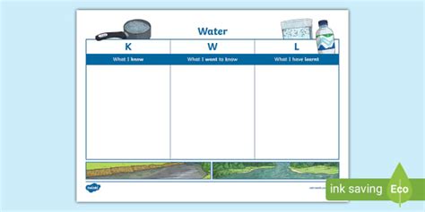 Water Kwl Grid Hecho Por Educadores Twinkl