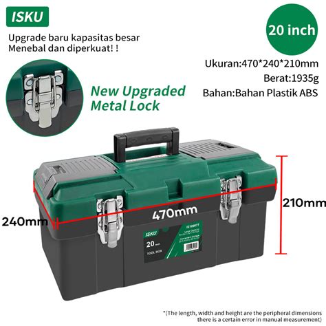 Jual Isku Tool Box Besar Plastik Inch Toolbox Kotak