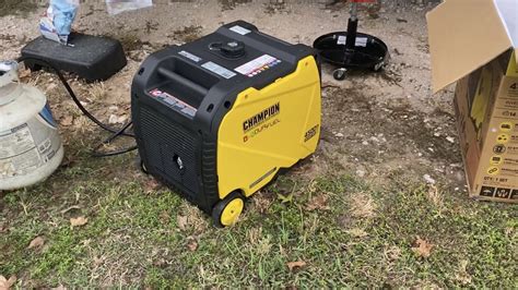 Champion W Dual Fuel Inverter Generator Youtube