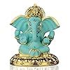 Buy Gold Art India Ceramic Gold Plated Terracotta Big Ear Ganesha Idol