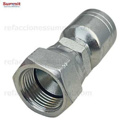 Conector Recto Rosca Jic Flare Hembra Manguera R Y R