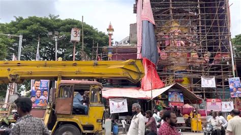 Khairatabad Ganesh Making Feet Eco Friendly Ganesh Latest