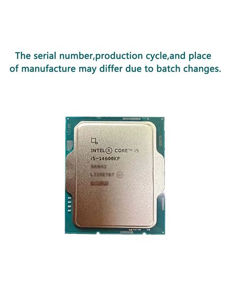 Intel Core I5 14600kf I5 14600kf 35ghz 14 Core 20 Thread Cpu Processor