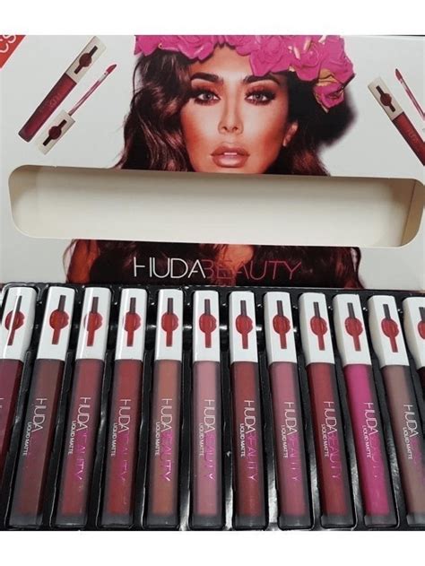 Set Pz Lipstick Matte Labiales Huxia Beauty Indeleble Moda De