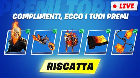 Sblocchiamo Ghost Rider Torneo Per Vincere Gratis La Nuova Skin Fortnite Ita Live Youtube