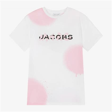 MARC JACOBS - Girls White Spray Paint Spots Dress | Childrensalon