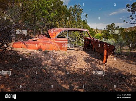 Buried Car Open Door Stock Photo Alamy