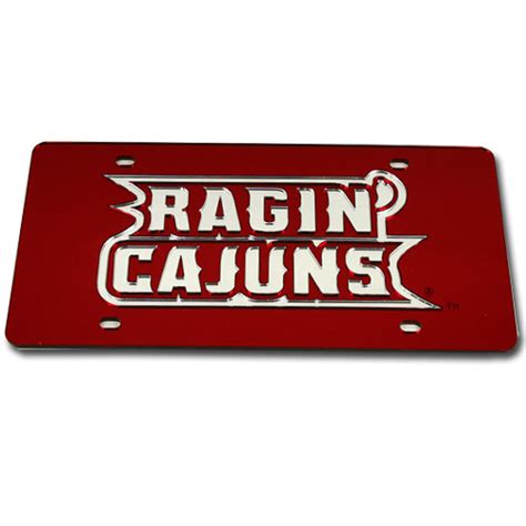 Louisiana Ragin' Cajuns Laser Tag- 2 Color Logo, Red (#21304-red / 4 ...