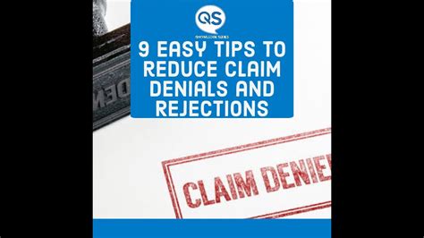 Qwayhealth Easy Tips To Reduce Claim Denials And Rejections Youtube