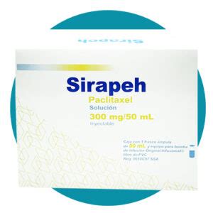 Paclitaxel solución 300 mg 50 ml Sirapeh con equipo RCD Pharma