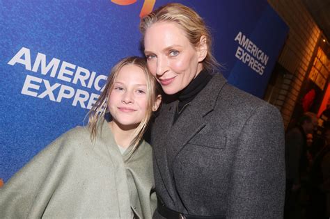 Uma Thurman De Sortie à Broadway Look Pointu Pour Sa Fille Luna 10 Ans