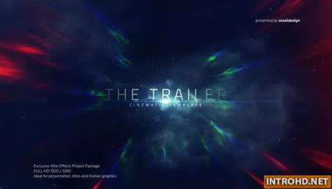 Videohive The Trailer Title Intro Hd