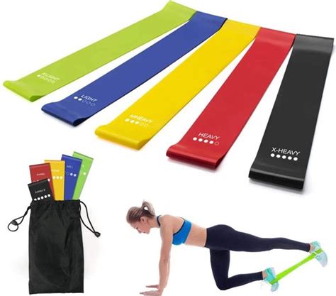 Resistance Band Weerstandsbanden Set Van Met Gratis Draagtas En