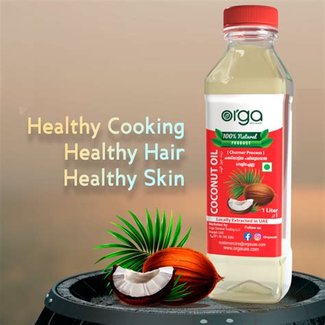 Orga Coconut Oil Chak Process Food Energy UAE