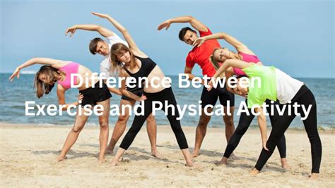 Difference Between Exercise And Physical Activity