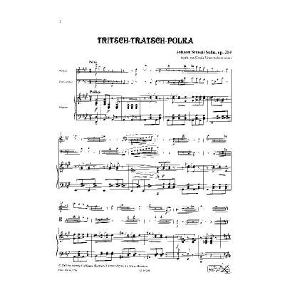 Tritsch Tratsch Polka Op 214 Notenbuch De