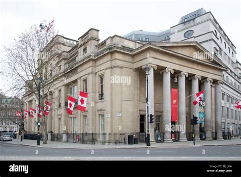 Canada House Canadian Embassy London Greek Revival Architecture Stock ...