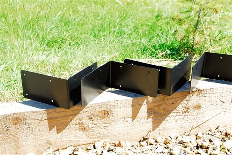 Jumbo Railway Sleeper Corner Brackets Sleeperfit