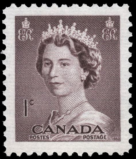 Queen Elizabeth II Canada Postage Stamp