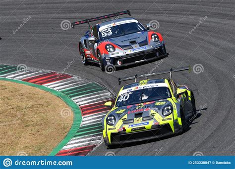 Scarperia July Porsche Gt Cup In Action During Race Of