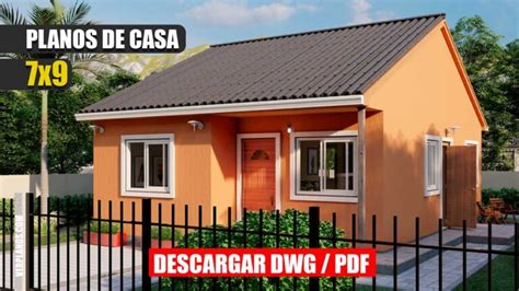 Plano de casa Económica 3 Dormitorios Descargar GRATIS DWG