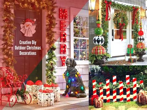 Creative Diy Outdoor Christmas Decorations Drdclassichome