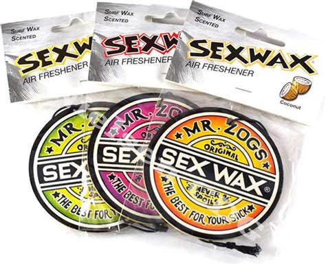 Sex Wax Mr Zogs Air Freshener 3 Assorted Scents Coconut Strawberry